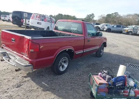 2000 Chevrolet S-10 Ls from USA, damaged, VIN 1GCCS14W6YK275643